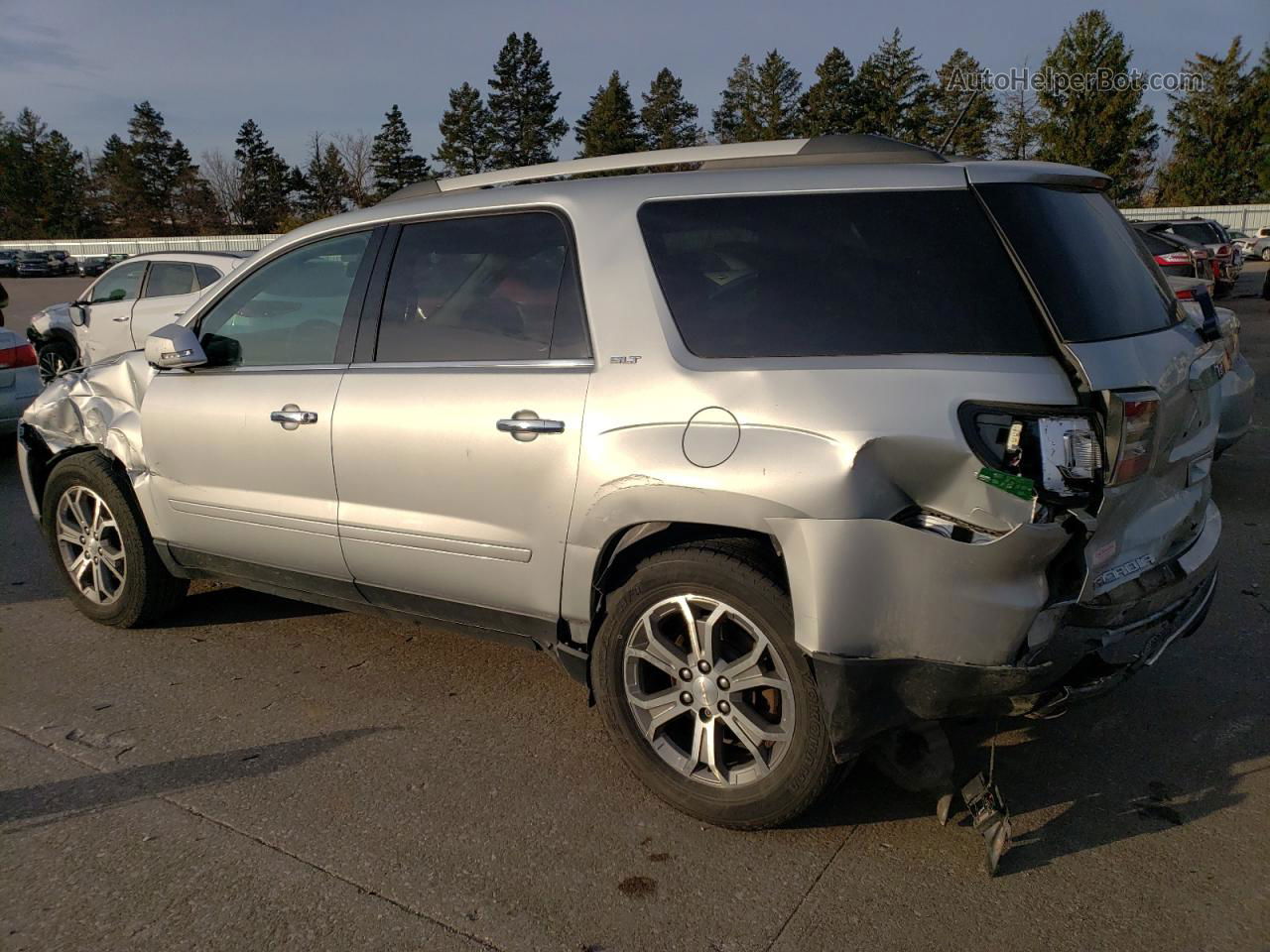 2014 Gmc Acadia Slt-2 Silver vin: 1GKKVSKDXEJ192734