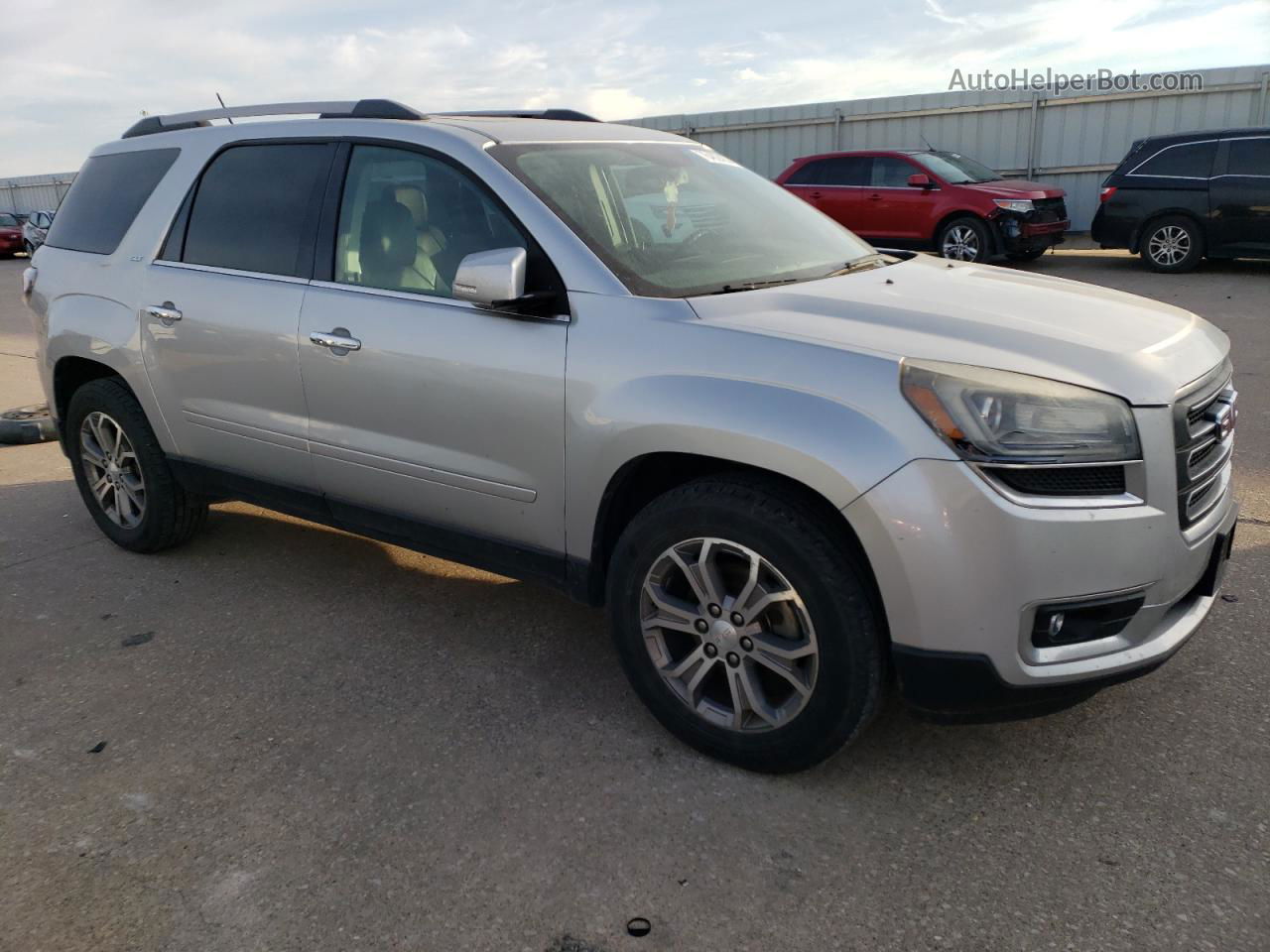 2014 Gmc Acadia Slt-2 Silver vin: 1GKKVSKDXEJ192734