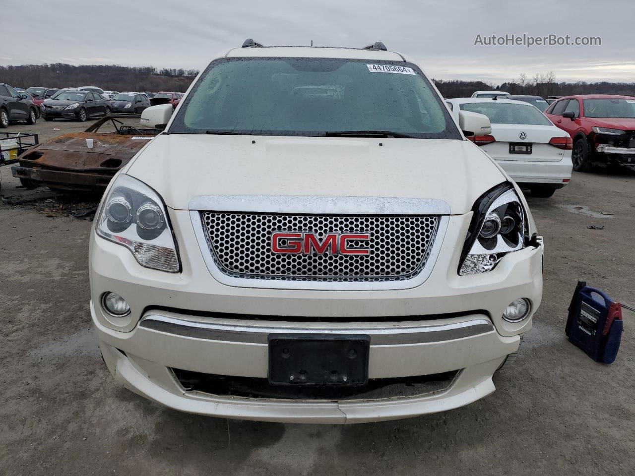 2012 Gmc Acadia Denali White vin: 1GKKVTED0CJ160888