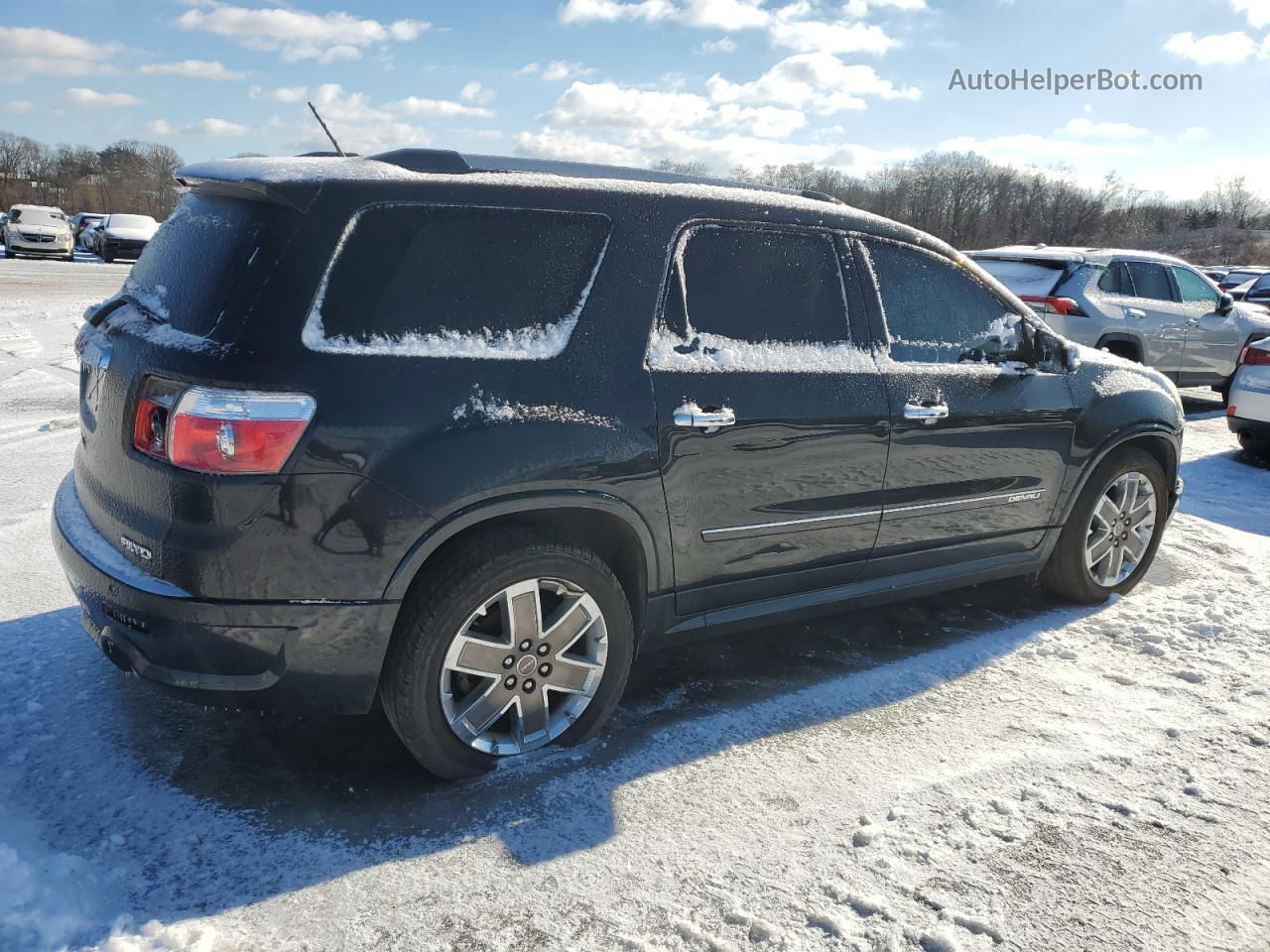 2012 Gmc Acadia Denali Черный vin: 1GKKVTED0CJ205618