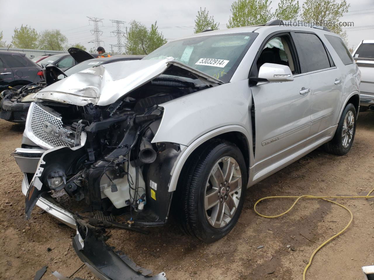 2012 Gmc Acadia Denali Silver vin: 1GKKVTED0CJ325077