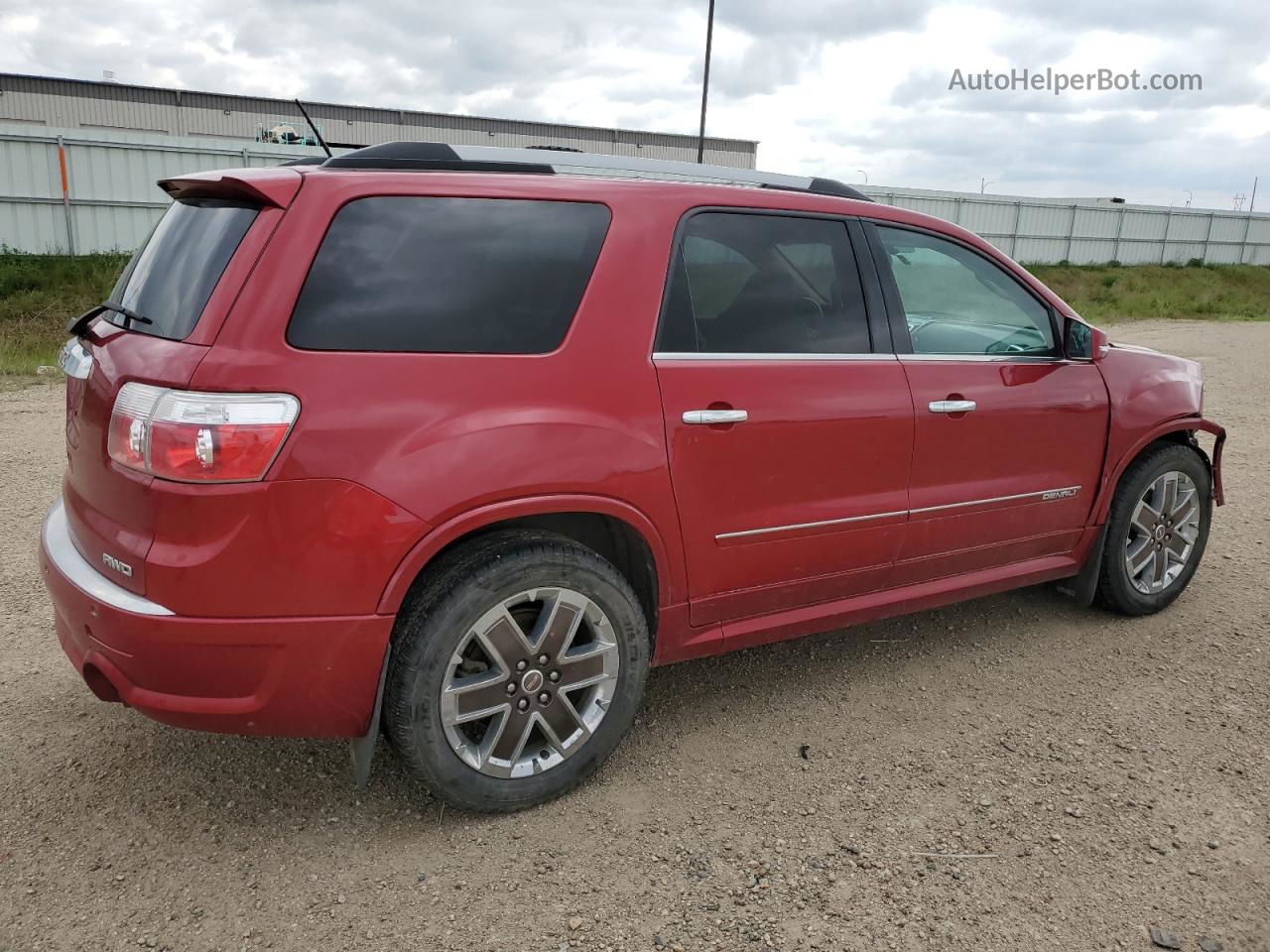 2012 Gmc Acadia Denali Red vin: 1GKKVTED1CJ109061