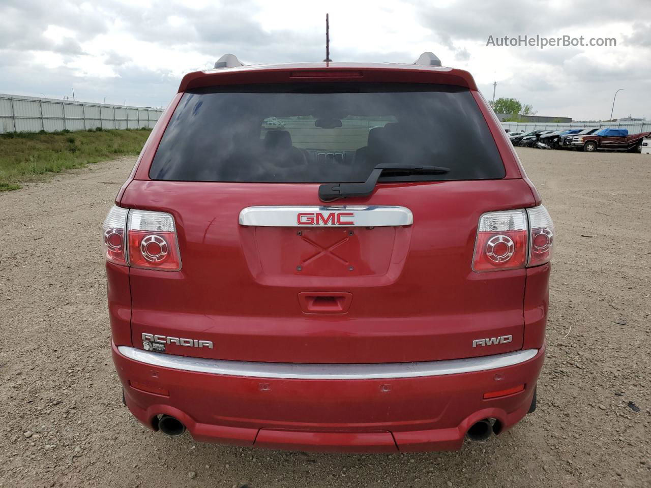 2012 Gmc Acadia Denali Red vin: 1GKKVTED1CJ109061