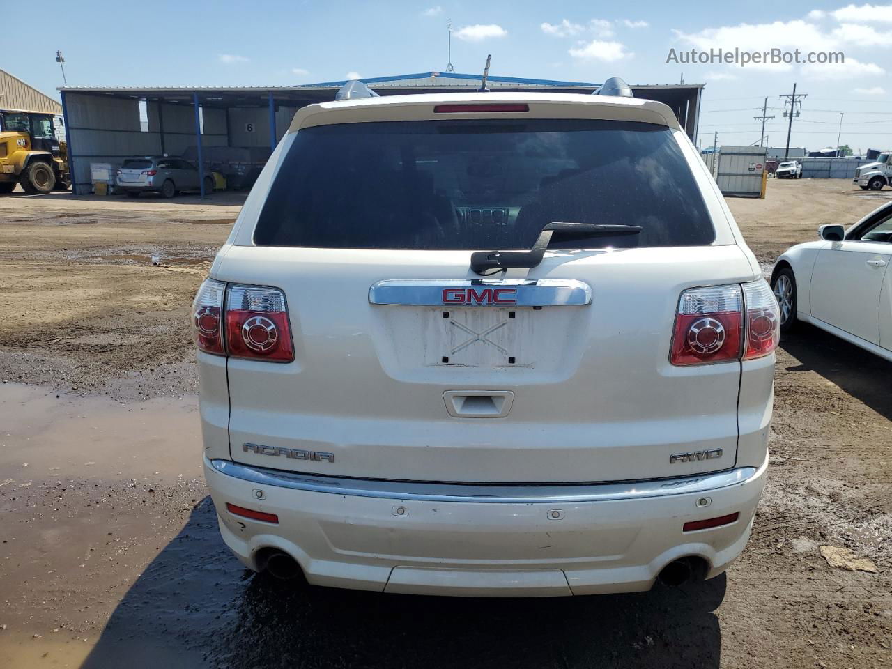 2012 Gmc Acadia Denali Белый vin: 1GKKVTED1CJ385594