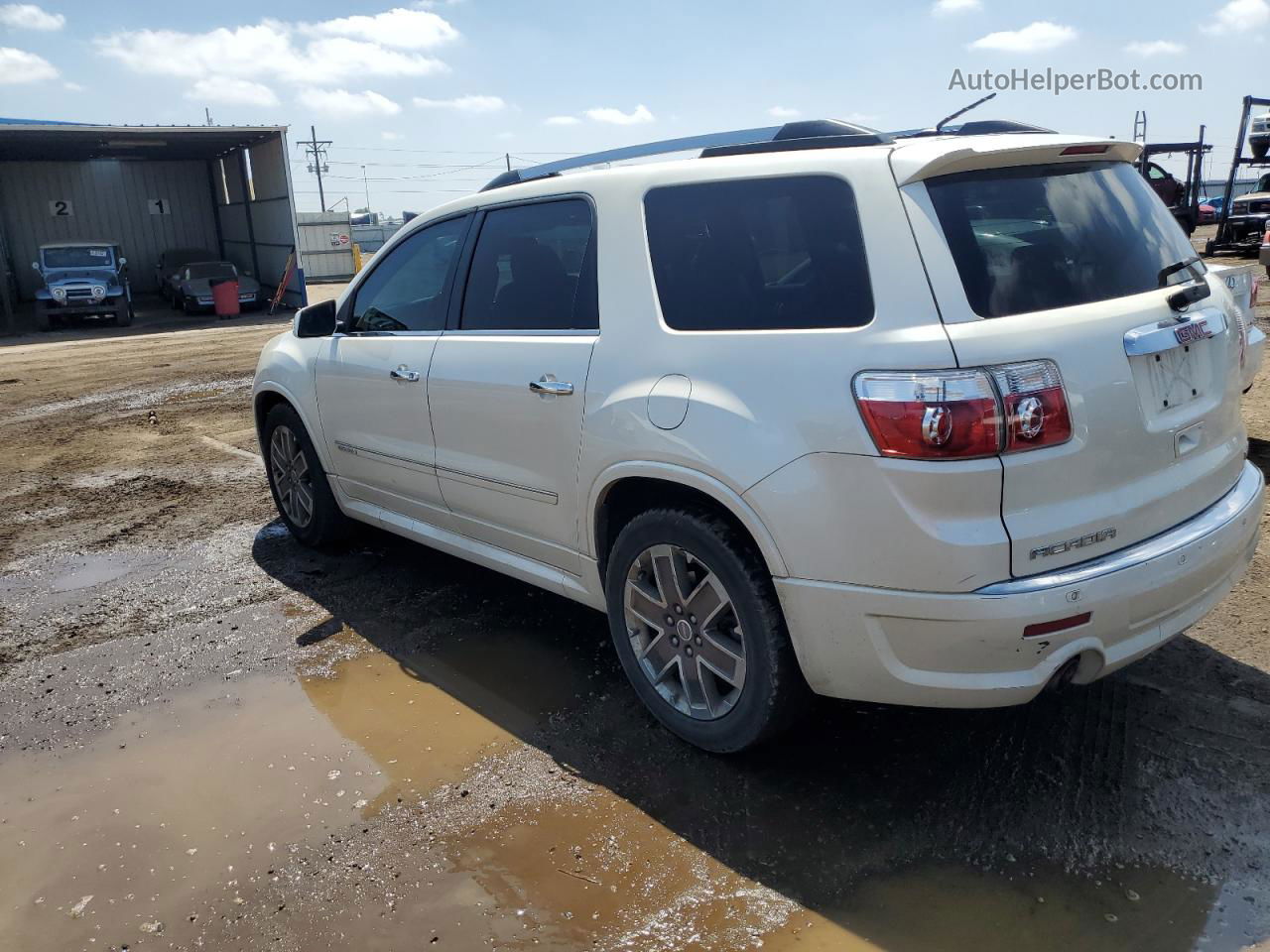 2012 Gmc Acadia Denali Белый vin: 1GKKVTED1CJ385594