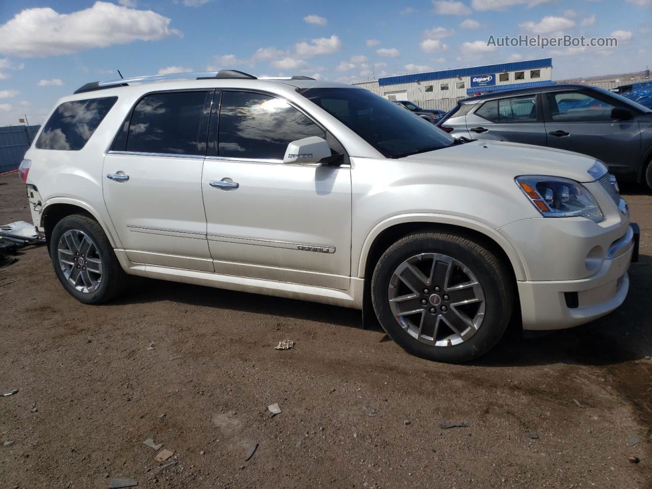 2012 Gmc Acadia Denali White vin: 1GKKVTED1CJ398586