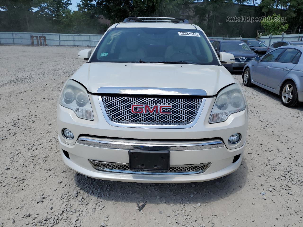 2012 Gmc Acadia Denali White vin: 1GKKVTED2CJ246770