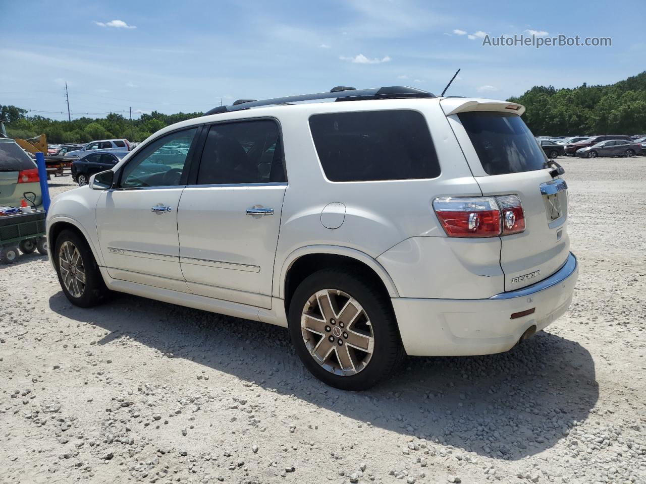 2012 Gmc Acadia Denali White vin: 1GKKVTED2CJ246770