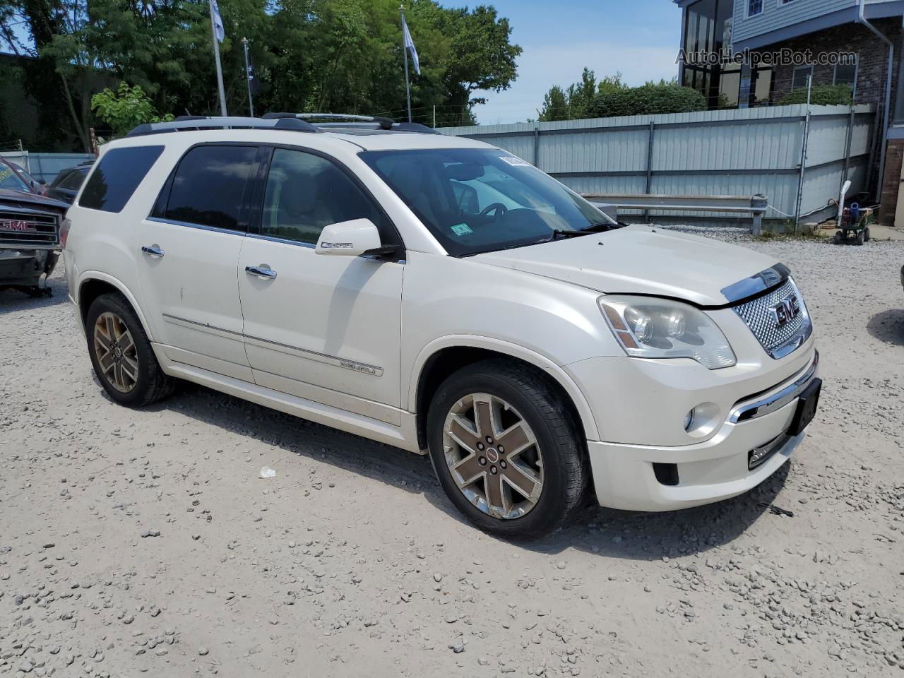 2012 Gmc Acadia Denali White vin: 1GKKVTED2CJ246770