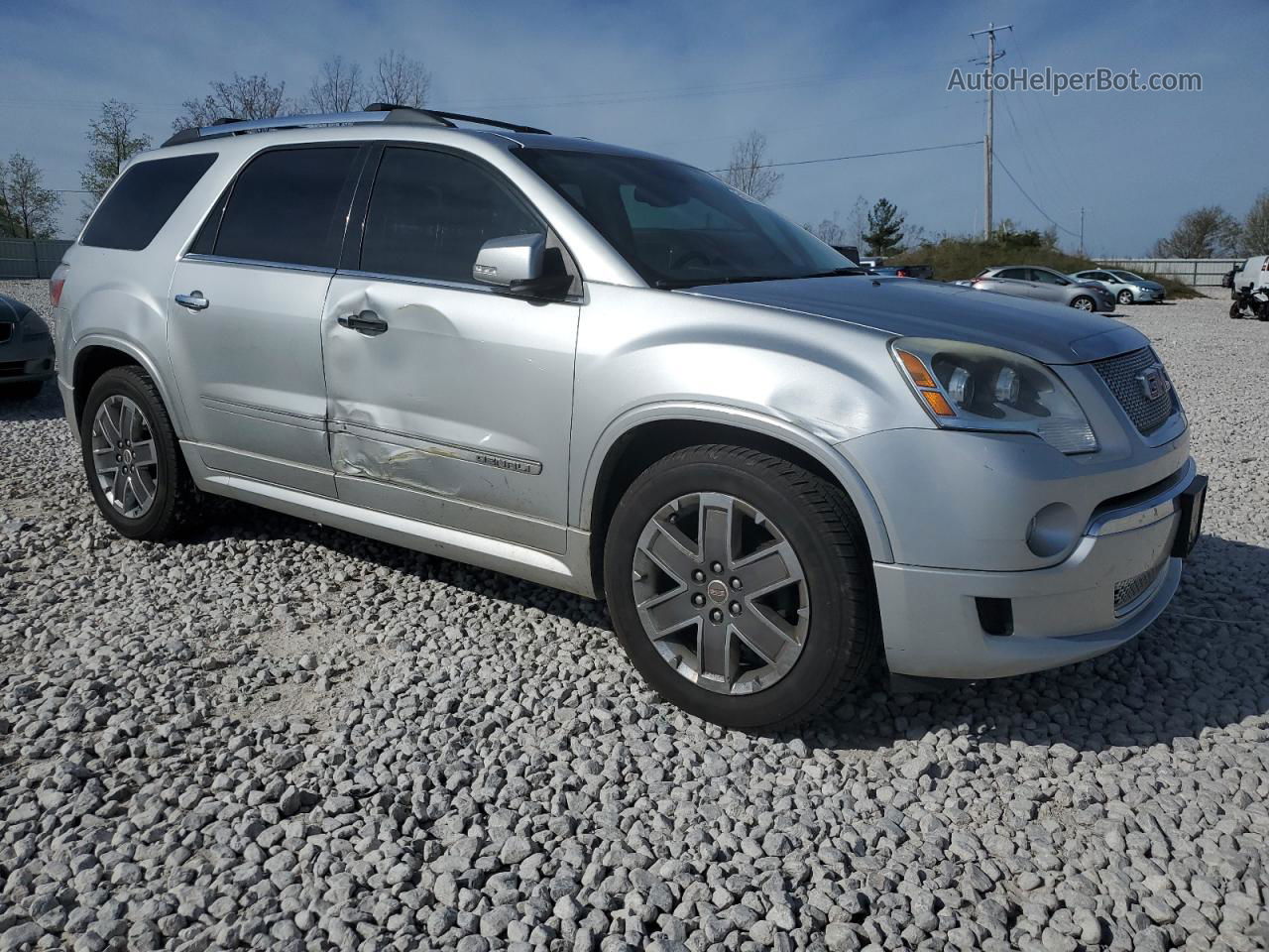 2012 Gmc Acadia Denali Серебряный vin: 1GKKVTED2CJ309589