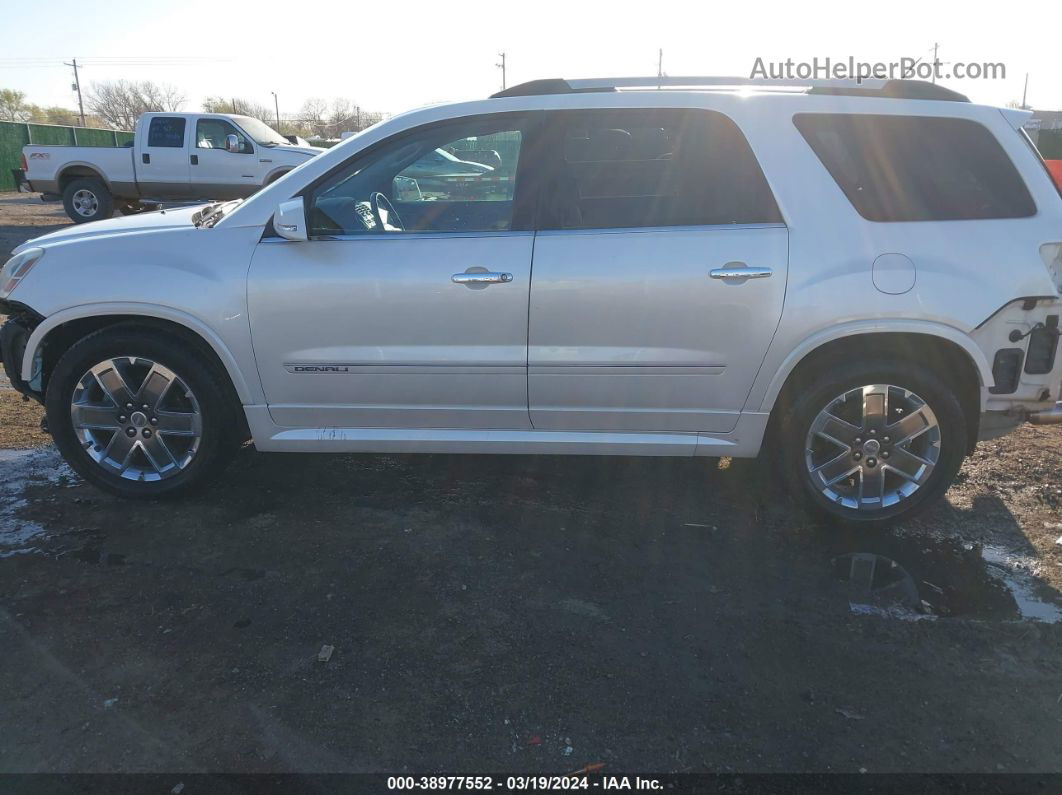 2012 Gmc Acadia Denali Белый vin: 1GKKVTED3CJ140487