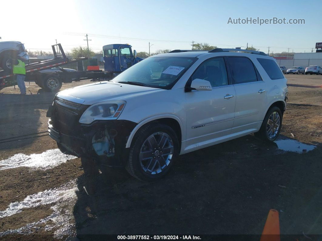 2012 Gmc Acadia Denali Белый vin: 1GKKVTED3CJ140487