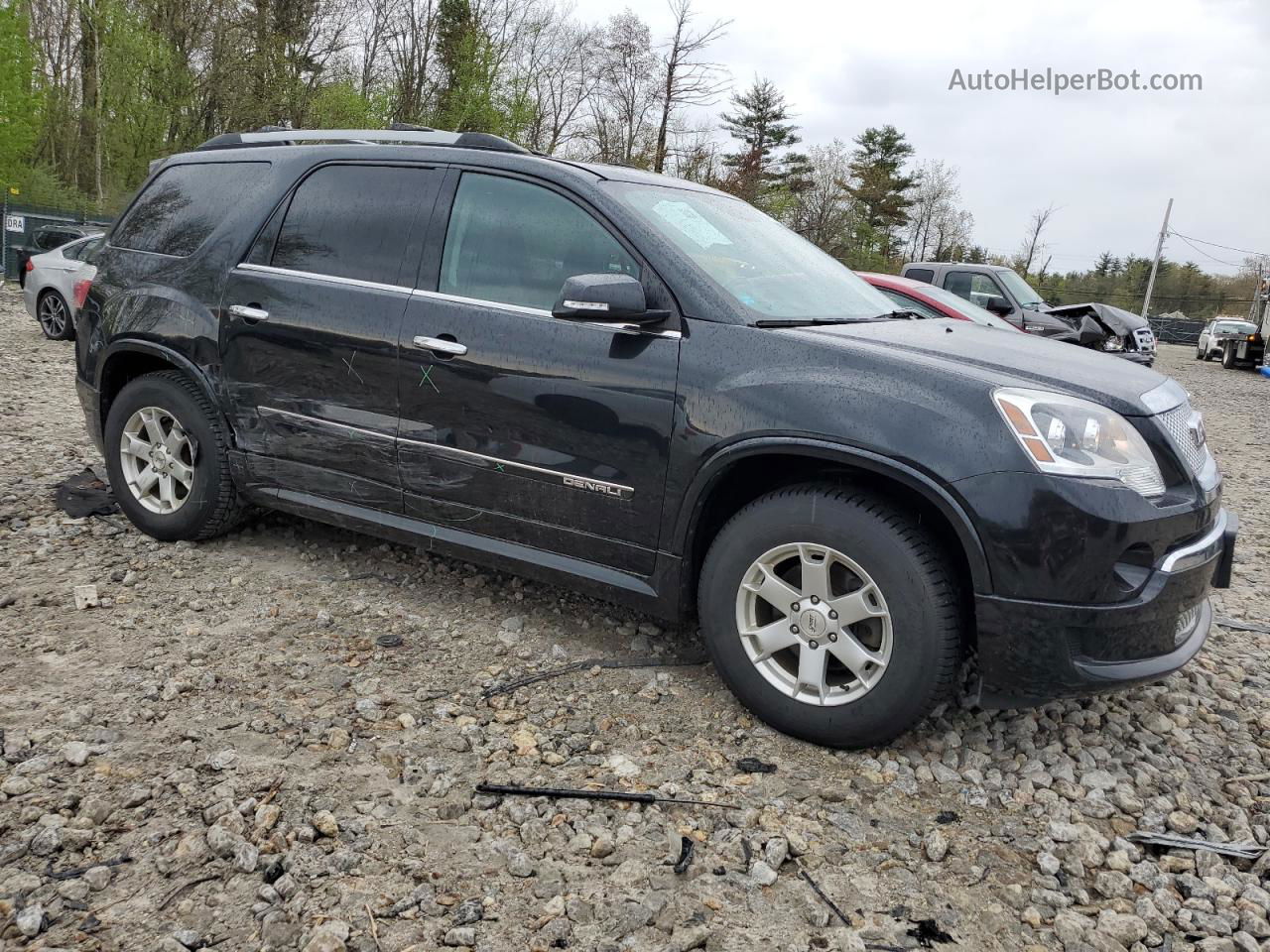 2012 Gmc Acadia Denali Black vin: 1GKKVTED3CJ188832