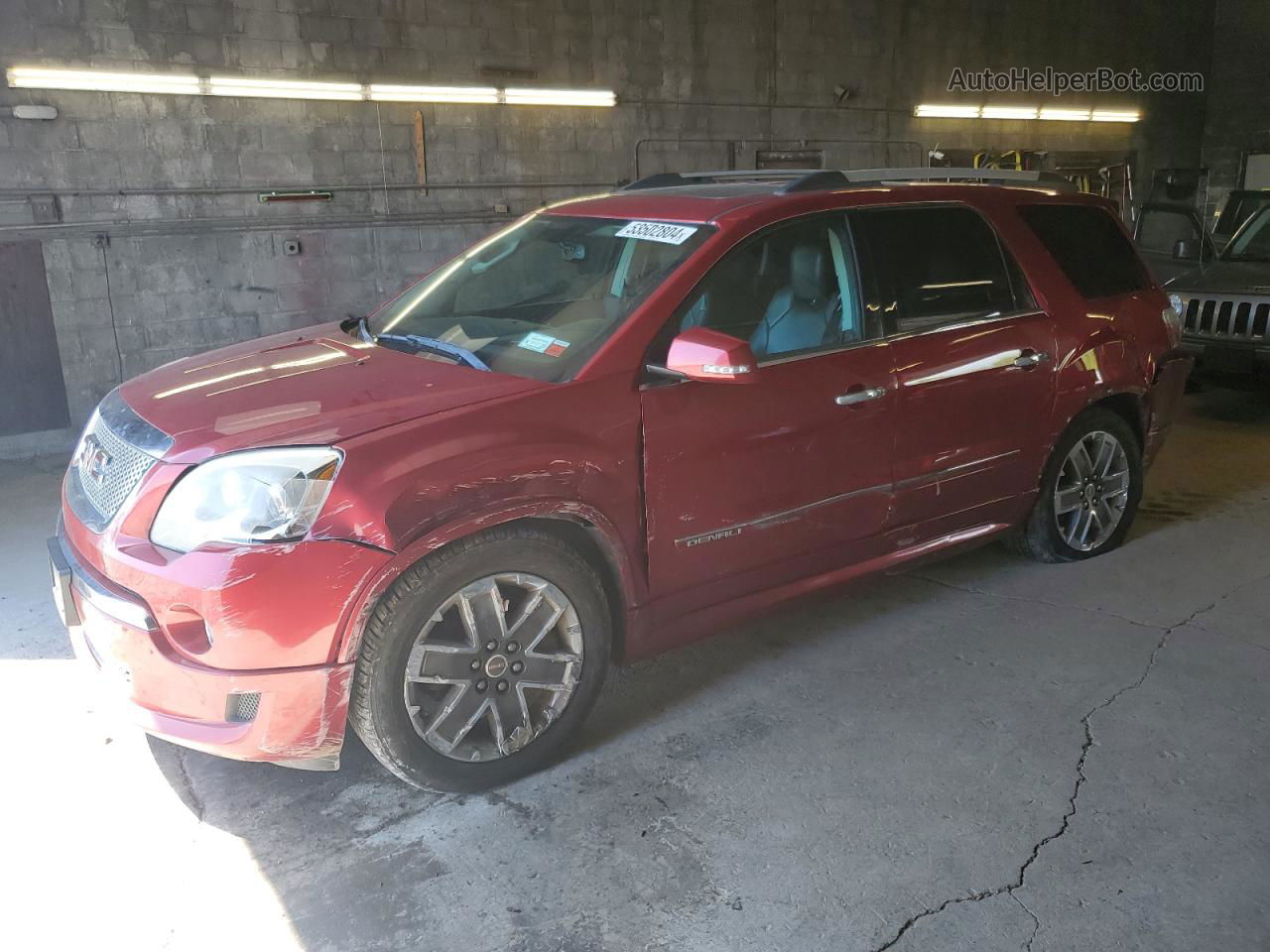 2012 Gmc Acadia Denali Red vin: 1GKKVTED4CJ132186