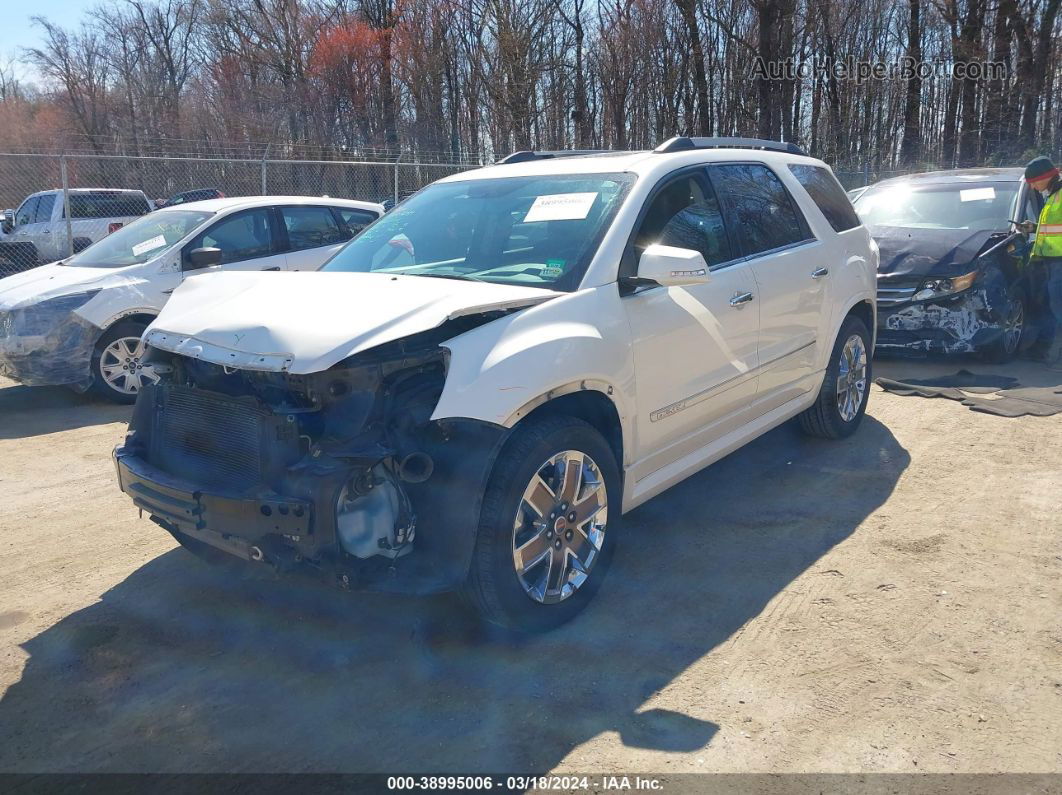 2012 Gmc Acadia Denali White vin: 1GKKVTED4CJ179265