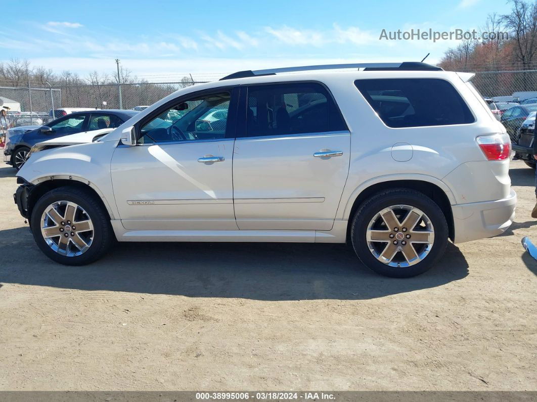 2012 Gmc Acadia Denali Белый vin: 1GKKVTED4CJ179265