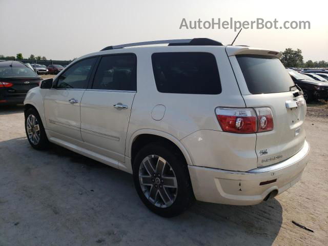 2012 Gmc Acadia Denali White vin: 1GKKVTED4CJ184904