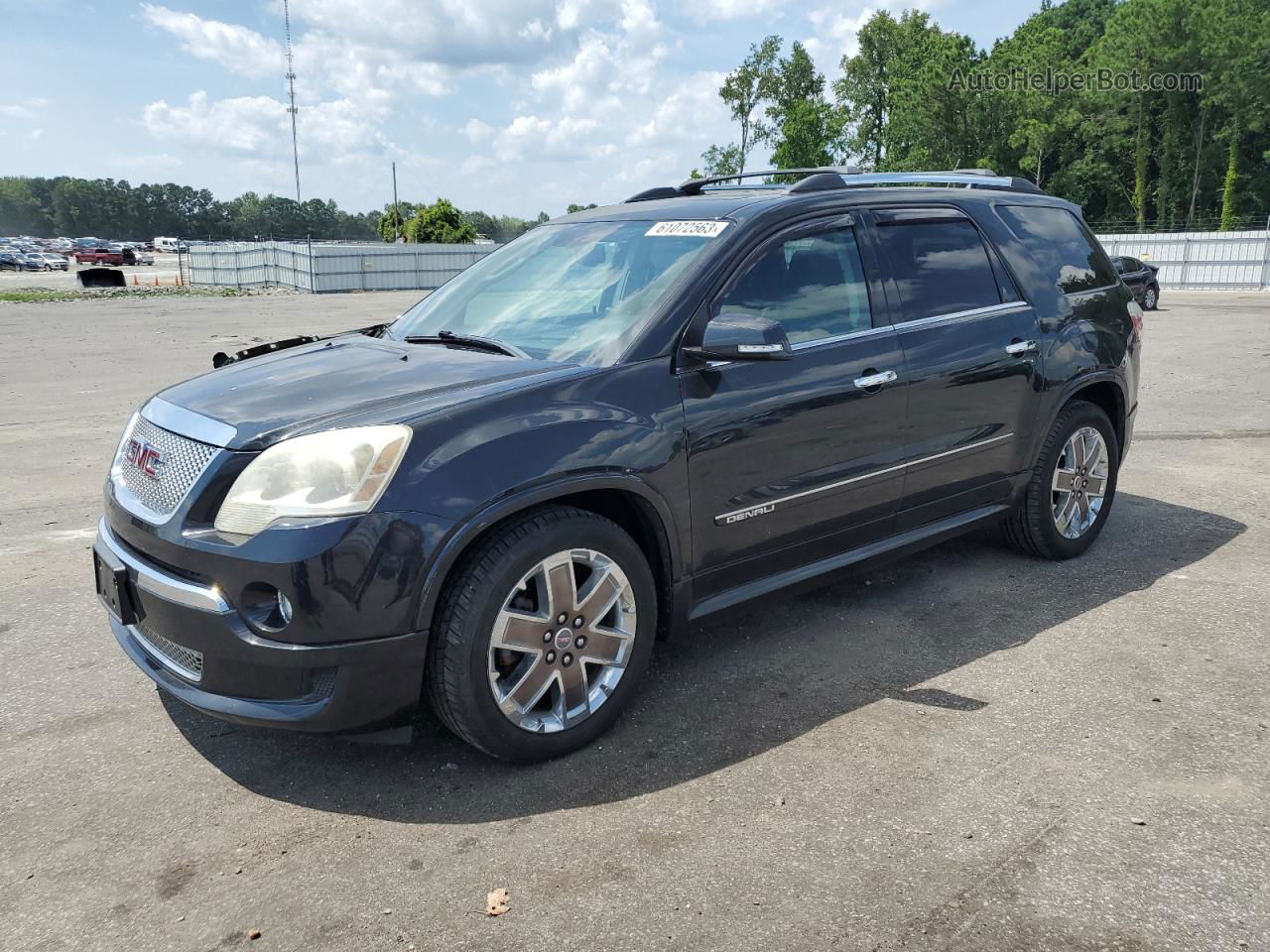 2012 Gmc Acadia Denali Черный vin: 1GKKVTED4CJ299020