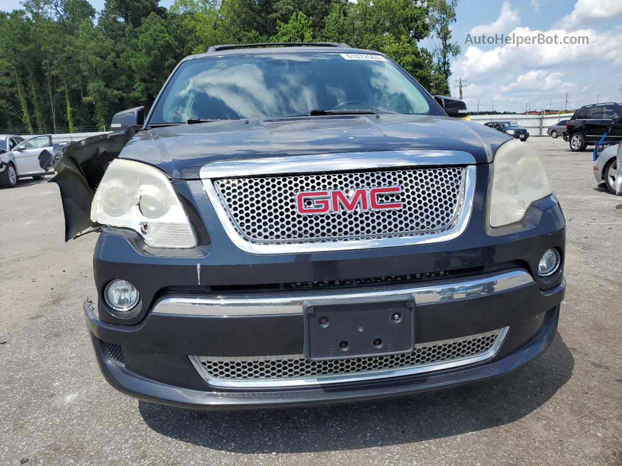 2012 Gmc Acadia Denali Черный vin: 1GKKVTED4CJ299020