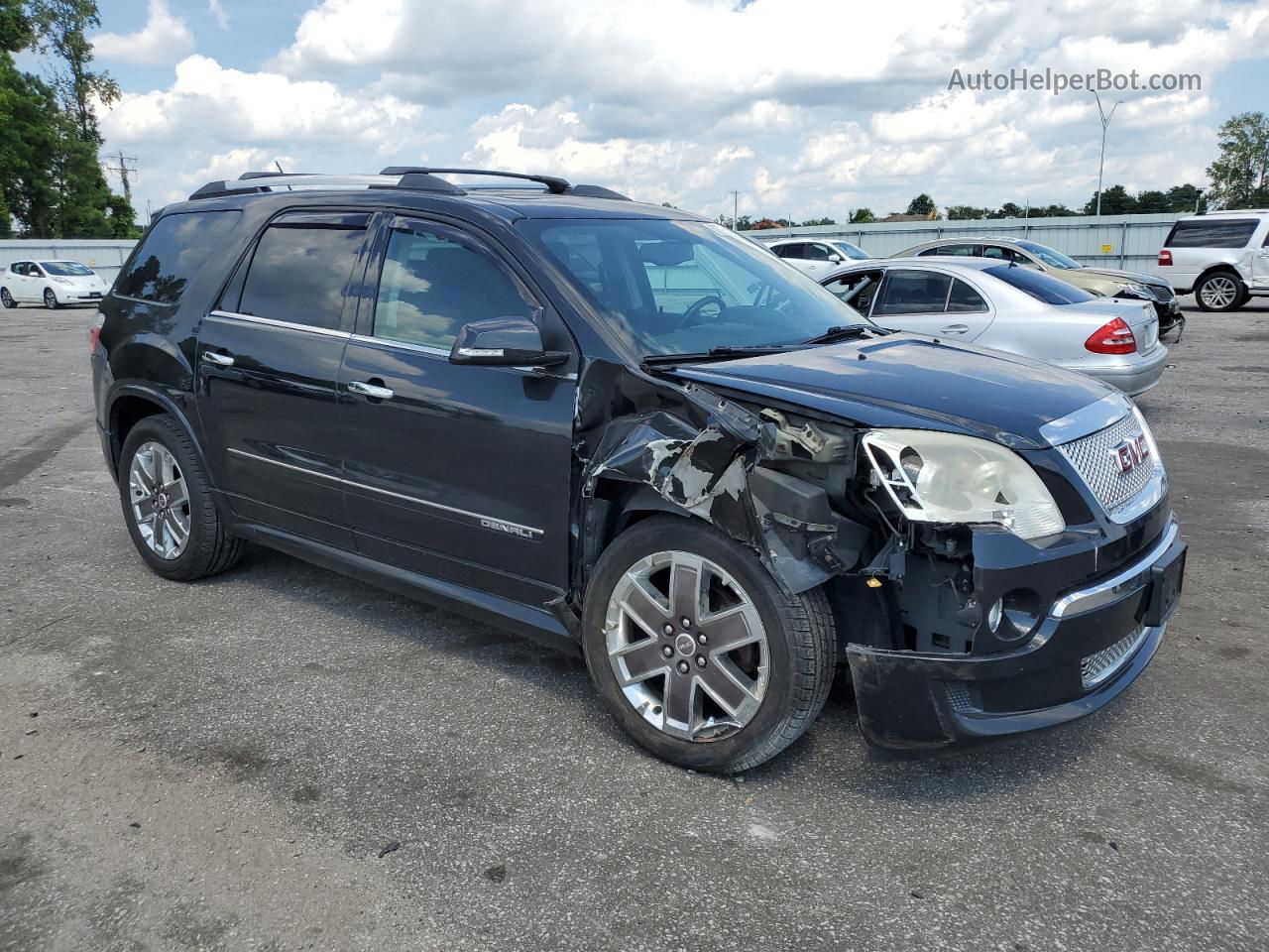 2012 Gmc Acadia Denali Черный vin: 1GKKVTED4CJ299020