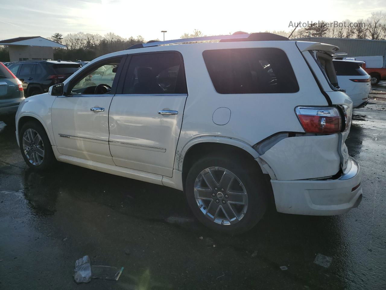 2012 Gmc Acadia Denali White vin: 1GKKVTED4CJ314390