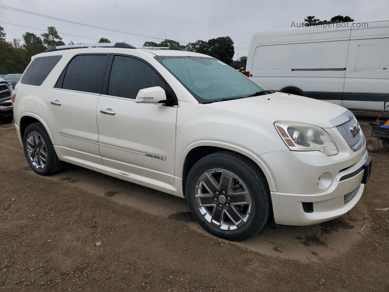 2012 Gmc Acadia Denali White vin: 1GKKVTED4CJ346840