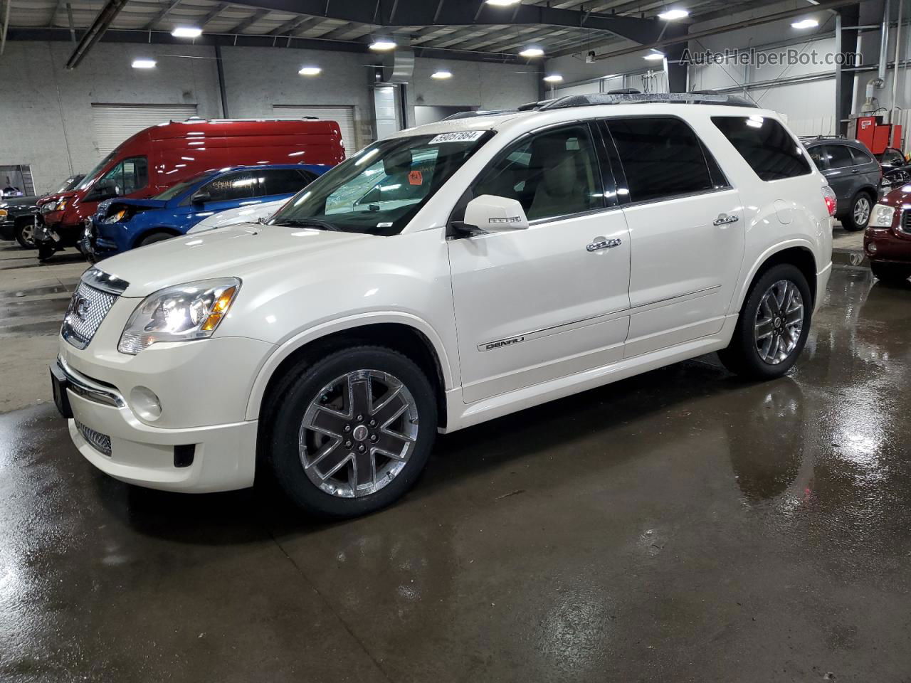 2012 Gmc Acadia Denali White vin: 1GKKVTED4CJ382785