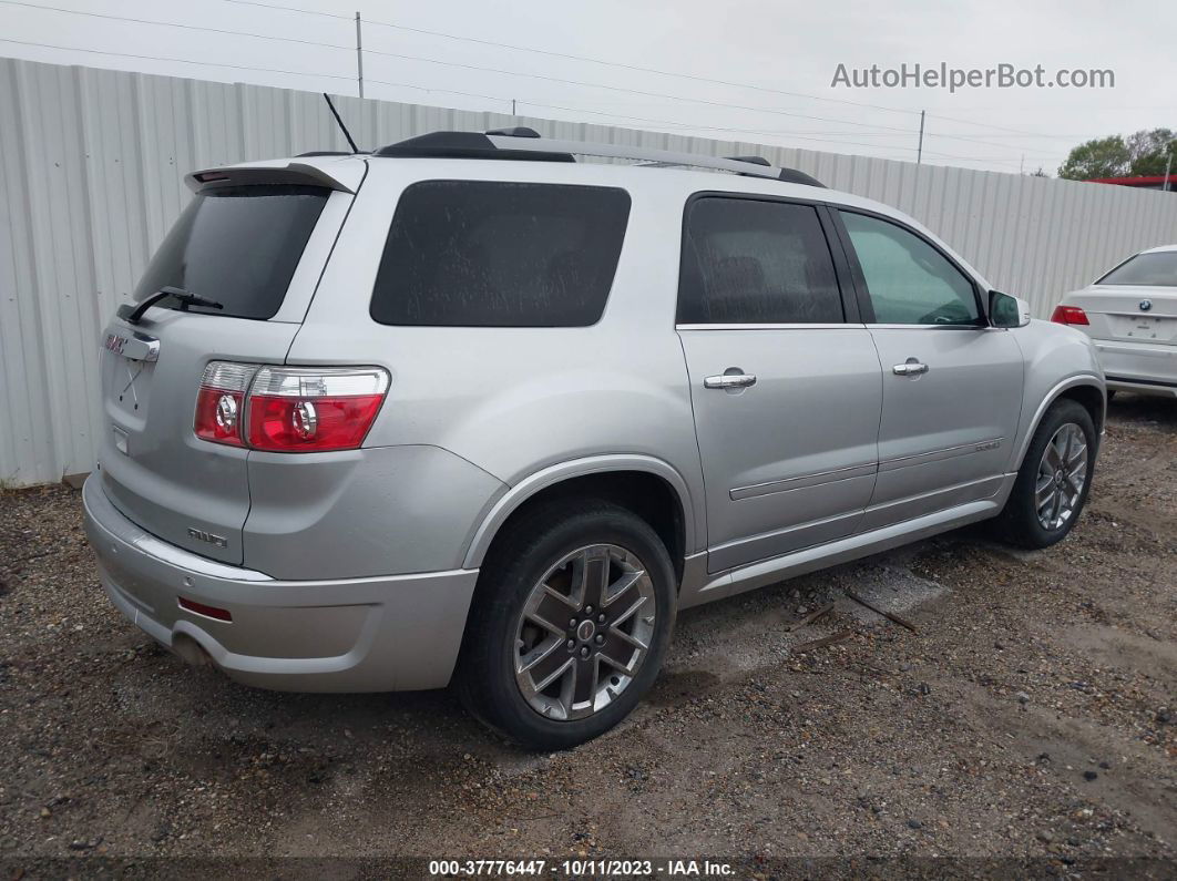 2012 Gmc Acadia Denali Silver vin: 1GKKVTED5CJ147683