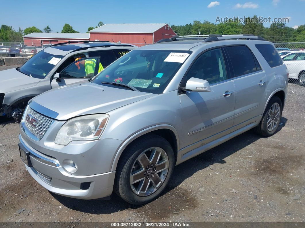 2012 Gmc Acadia Denali Серебряный vin: 1GKKVTED5CJ172115