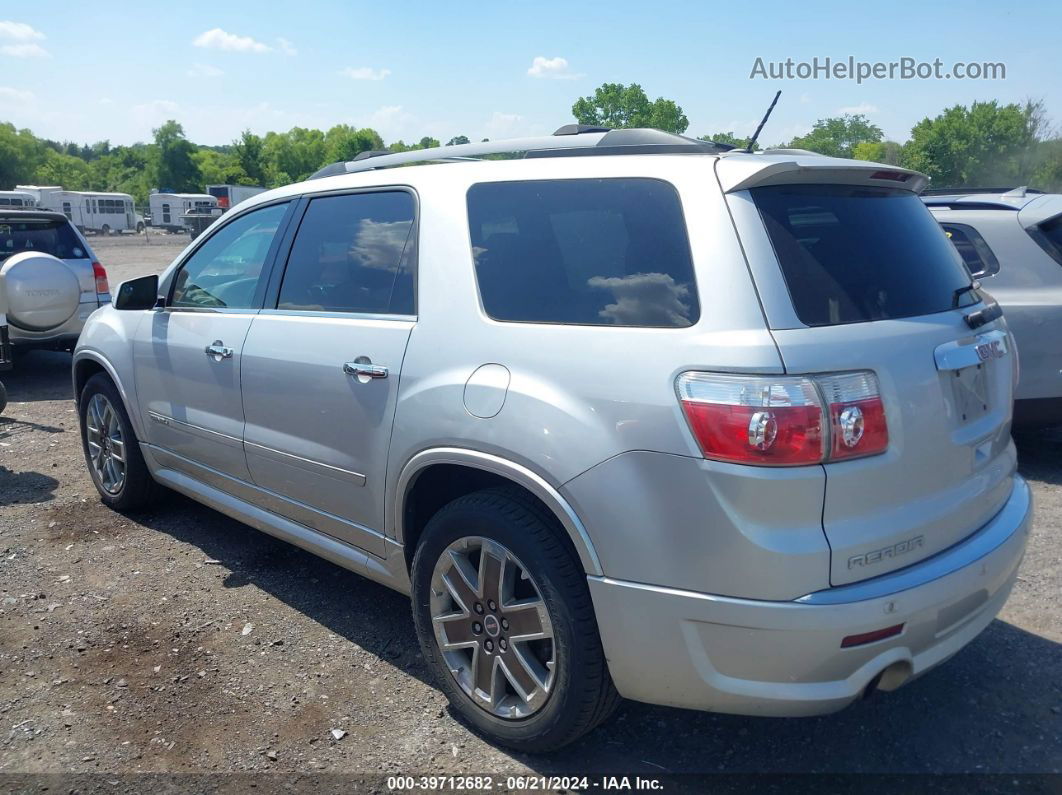 2012 Gmc Acadia Denali Серебряный vin: 1GKKVTED5CJ172115