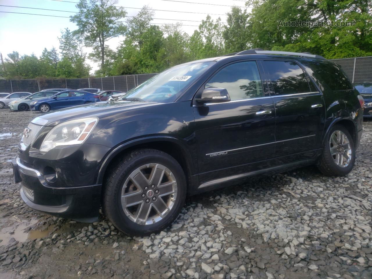 2012 Gmc Acadia Denali Black vin: 1GKKVTED5CJ237402