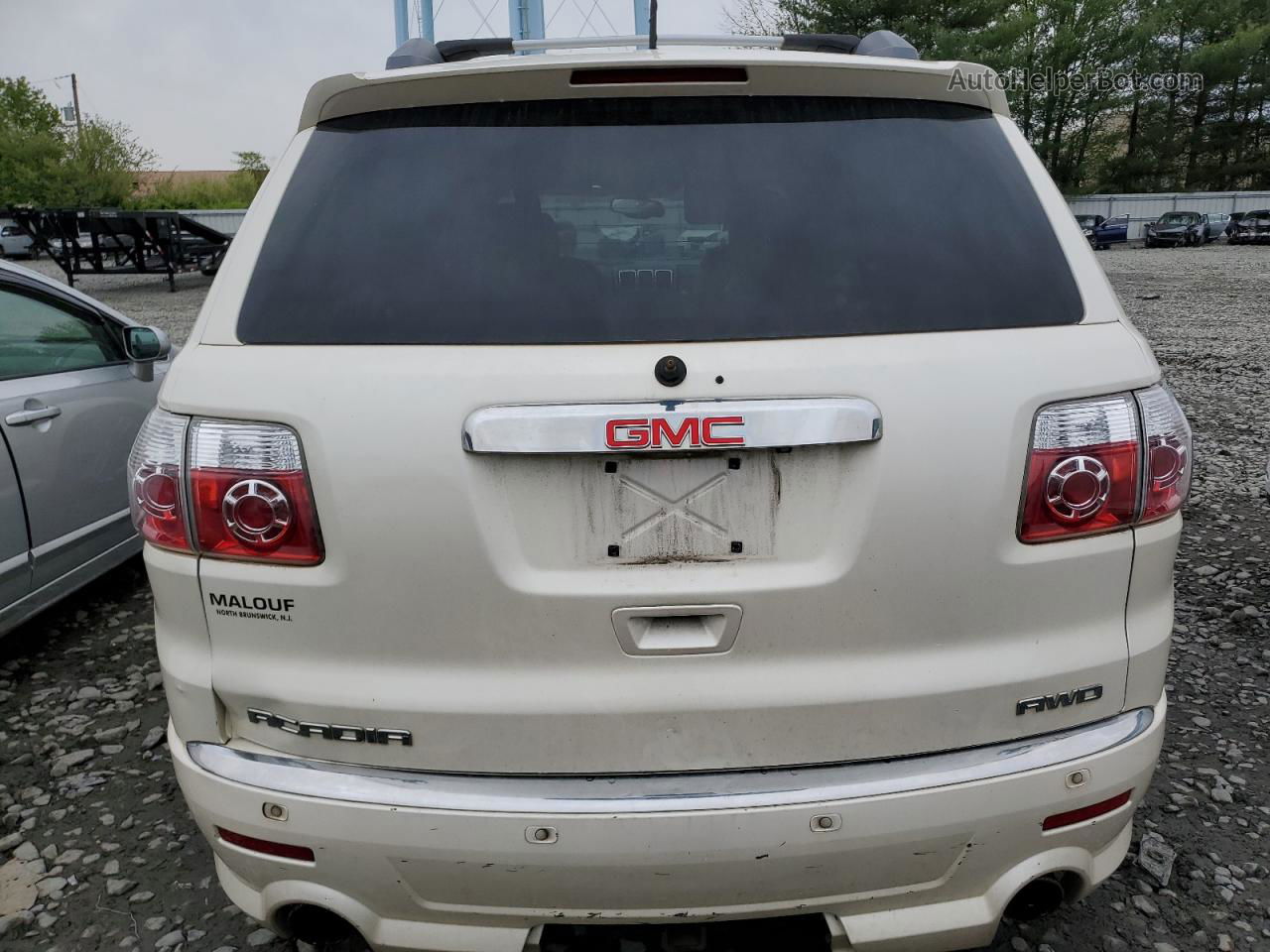 2012 Gmc Acadia Denali White vin: 1GKKVTED5CJ316150