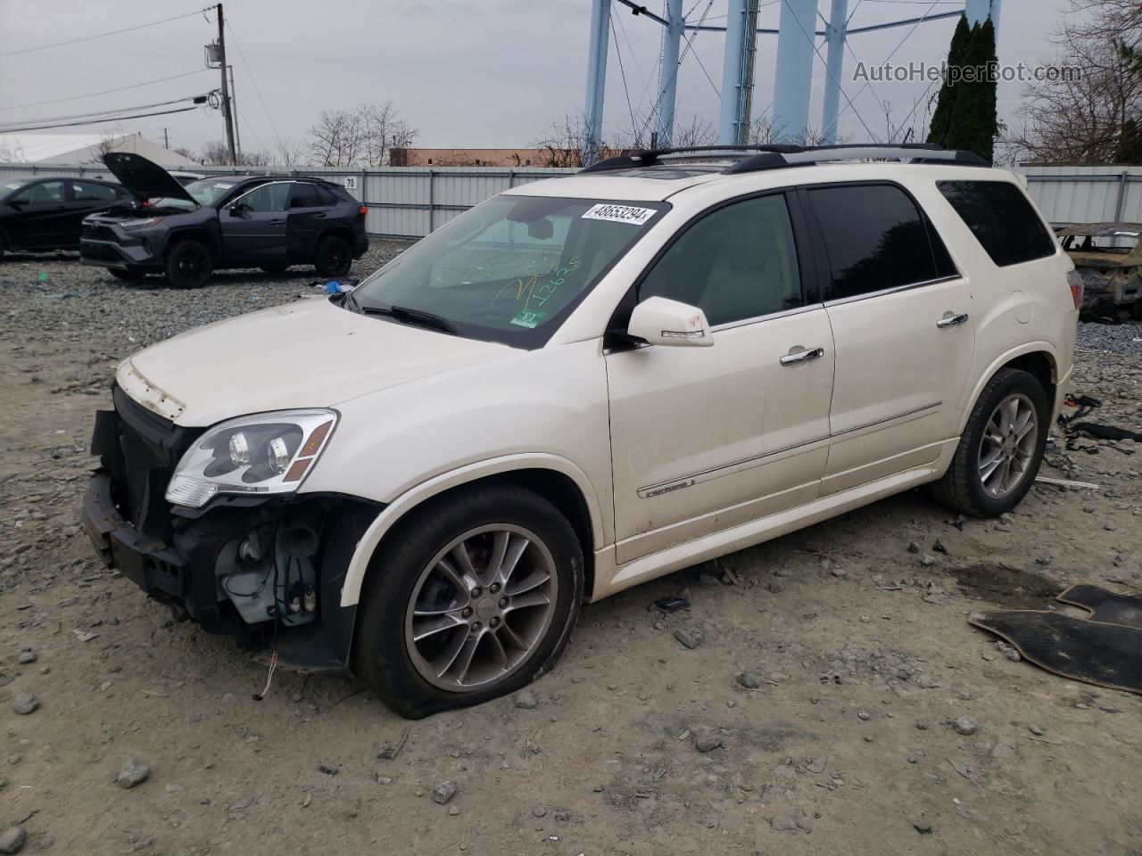 2012 Gmc Acadia Denali Белый vin: 1GKKVTED6CJ149796