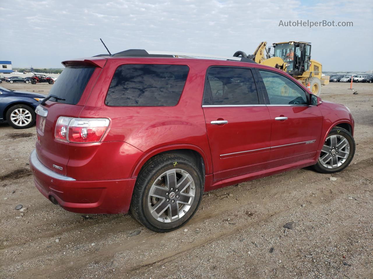 2012 Gmc Acadia Denali Red vin: 1GKKVTED6CJ269520