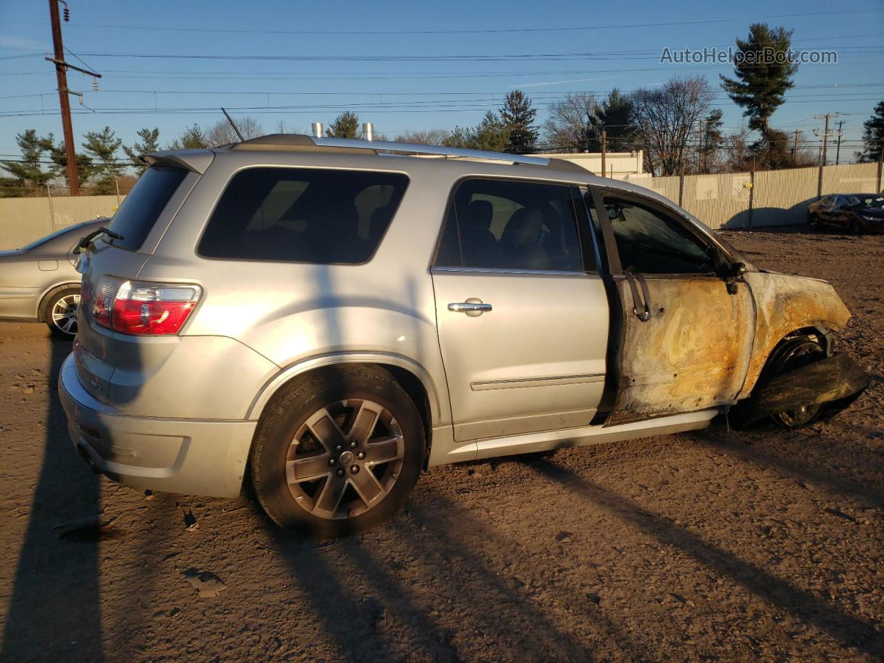 2012 Gmc Acadia Denali Серебряный vin: 1GKKVTED6CJ362960