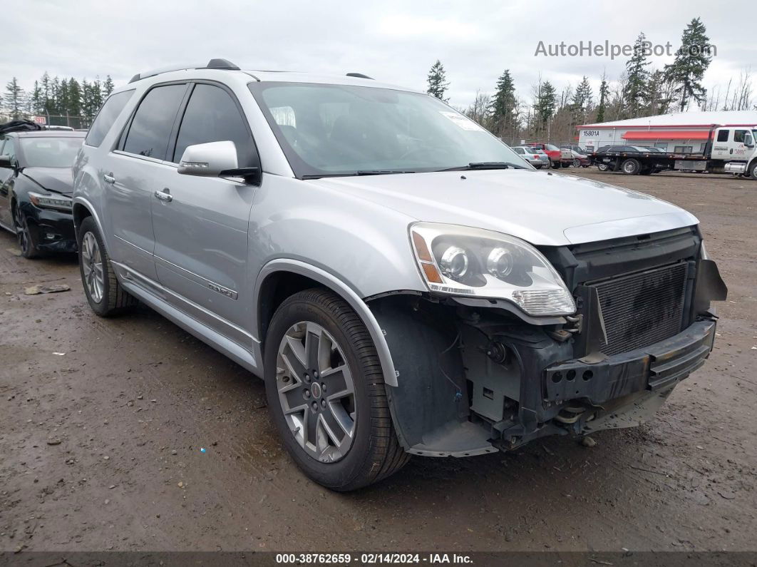 2012 Gmc Acadia Denali Серебряный vin: 1GKKVTED6CJ395571