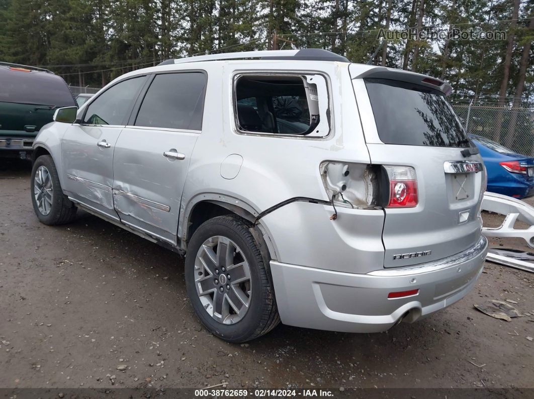 2012 Gmc Acadia Denali Silver vin: 1GKKVTED6CJ395571