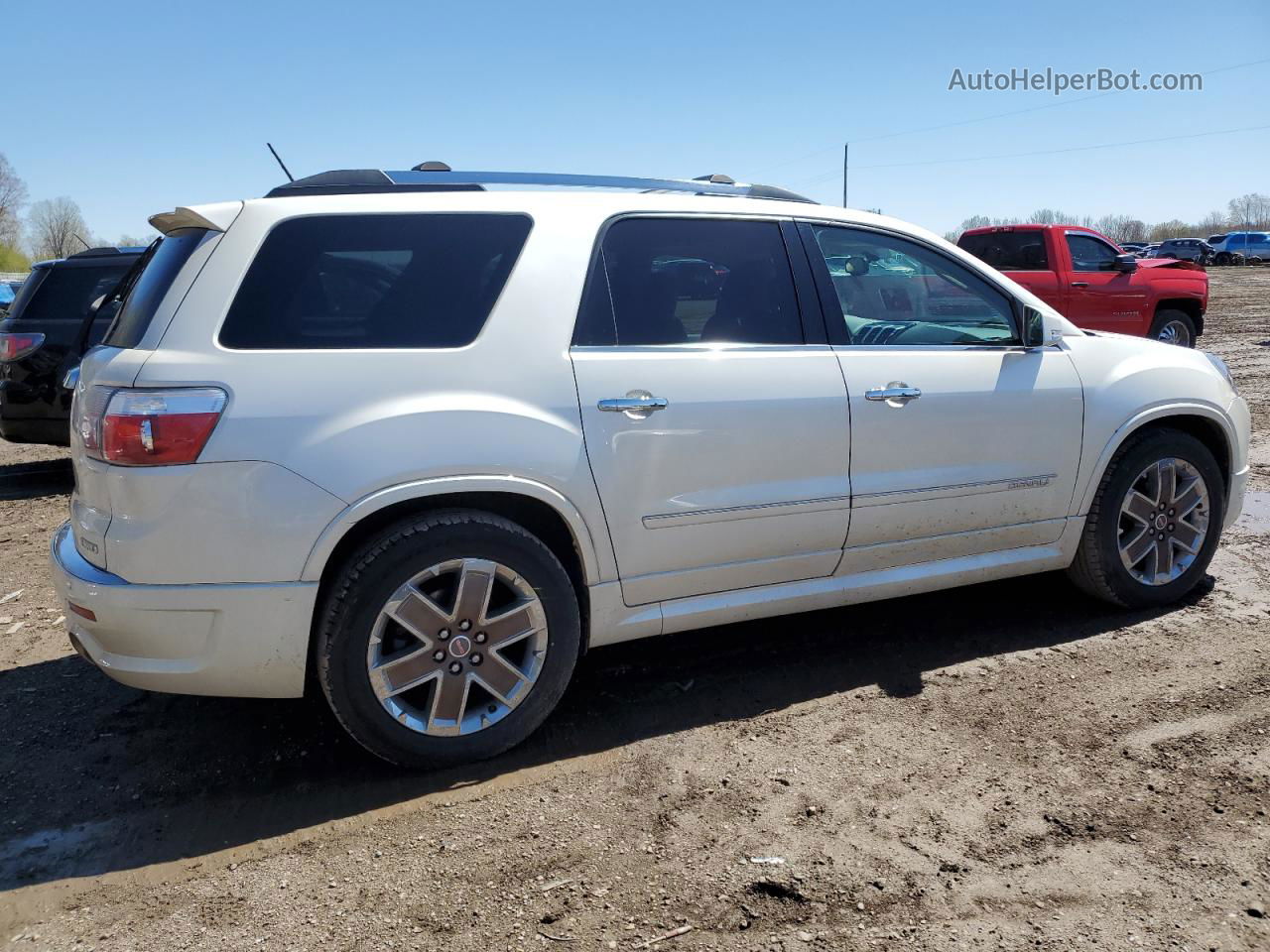 2012 Gmc Acadia Denali White vin: 1GKKVTED6CJ408318