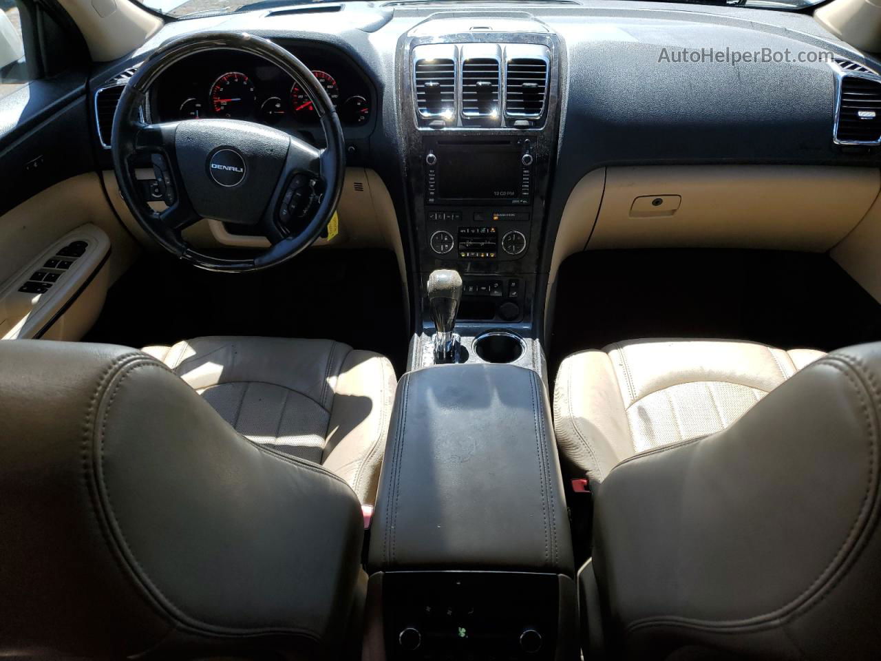 2012 Gmc Acadia Denali Белый vin: 1GKKVTED6CJ408318