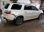 2012 Gmc Acadia Denali White vin: 1GKKVTED7CJ186677