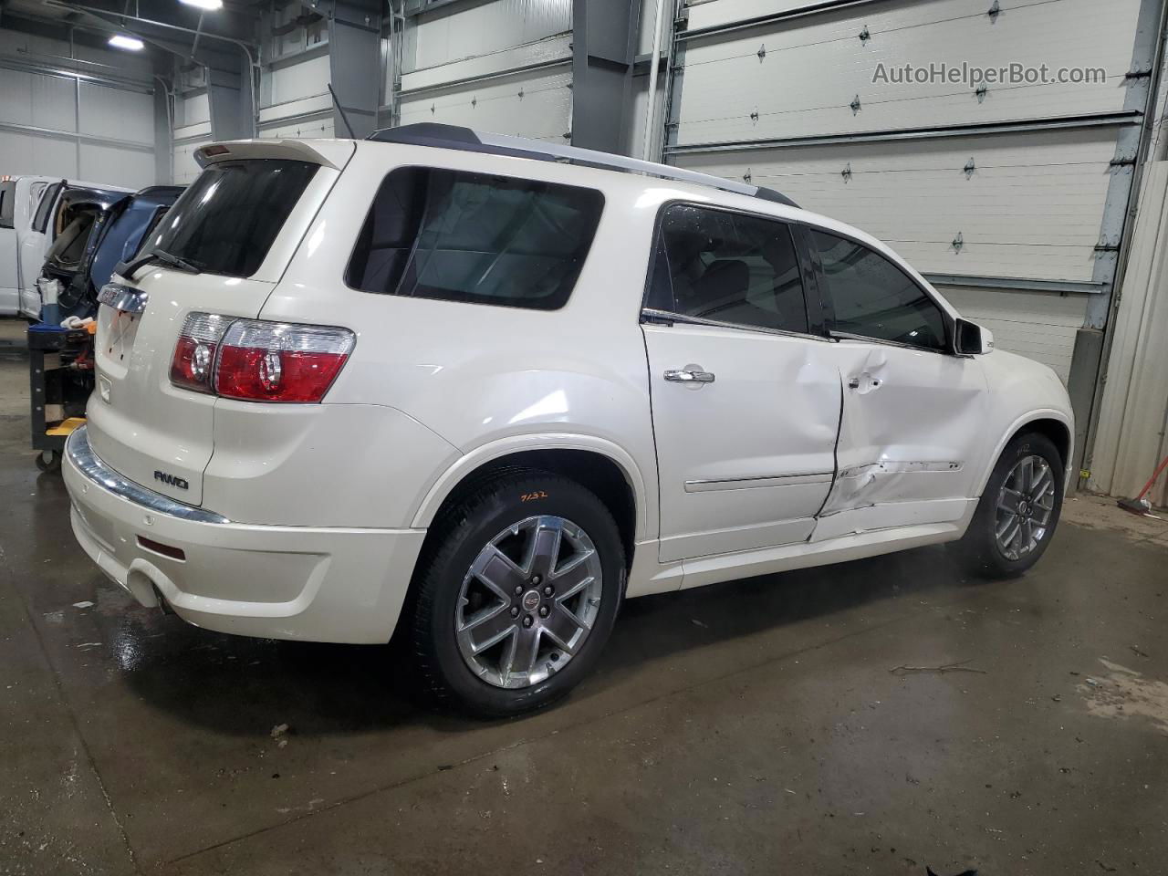 2012 Gmc Acadia Denali Cream vin: 1GKKVTED7CJ232606