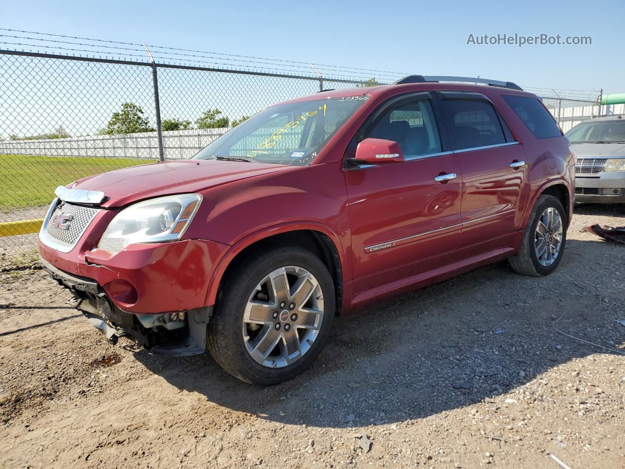 2012 Gmc Acadia Denali Red vin: 1GKKVTED8CJ245574