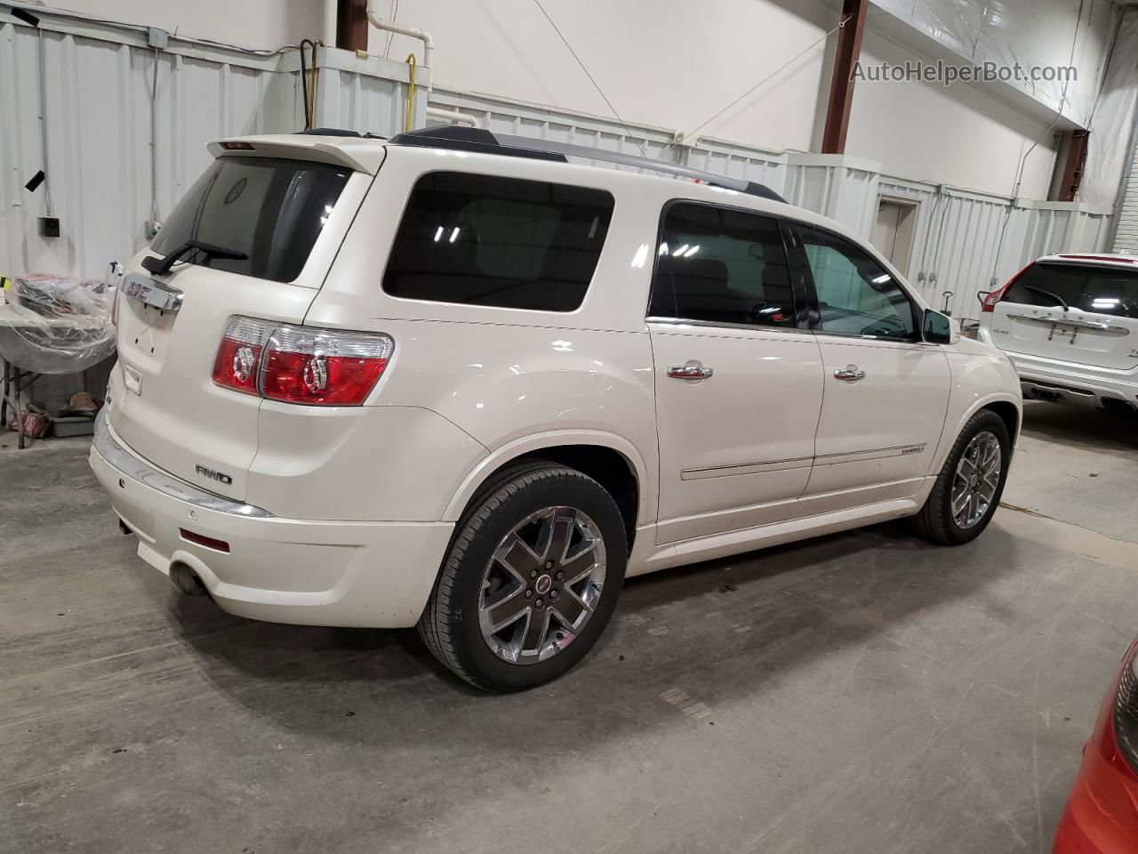 2012 Gmc Acadia Denali White vin: 1GKKVTED9CJ121054