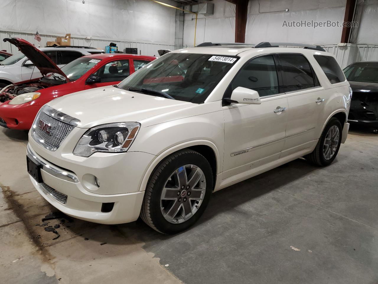 2012 Gmc Acadia Denali White vin: 1GKKVTED9CJ121054