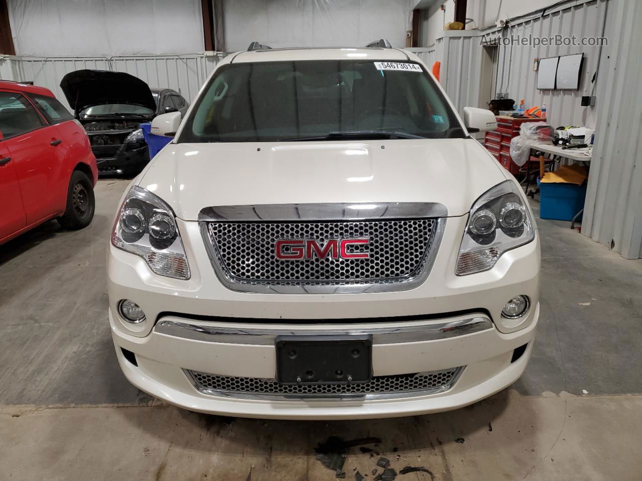 2012 Gmc Acadia Denali White vin: 1GKKVTED9CJ121054