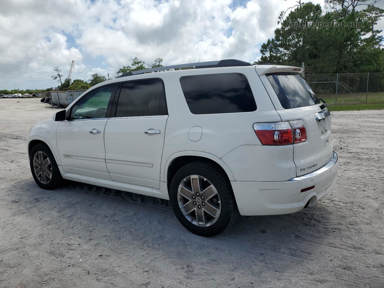 2012 Gmc Acadia Denali White vin: 1GKKVTED9CJ182226