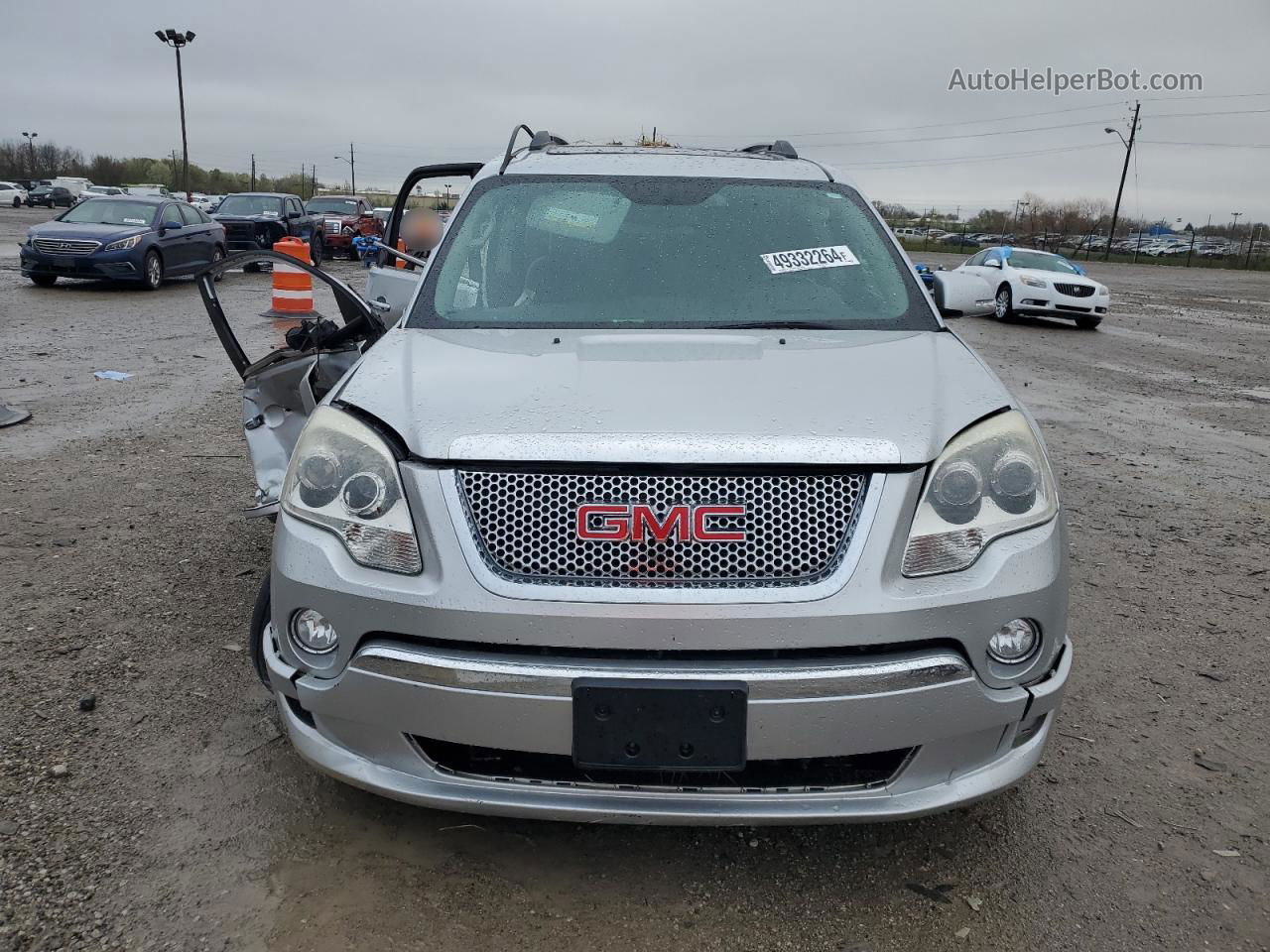 2012 Gmc Acadia Denali Silver vin: 1GKKVTEDXCJ232566