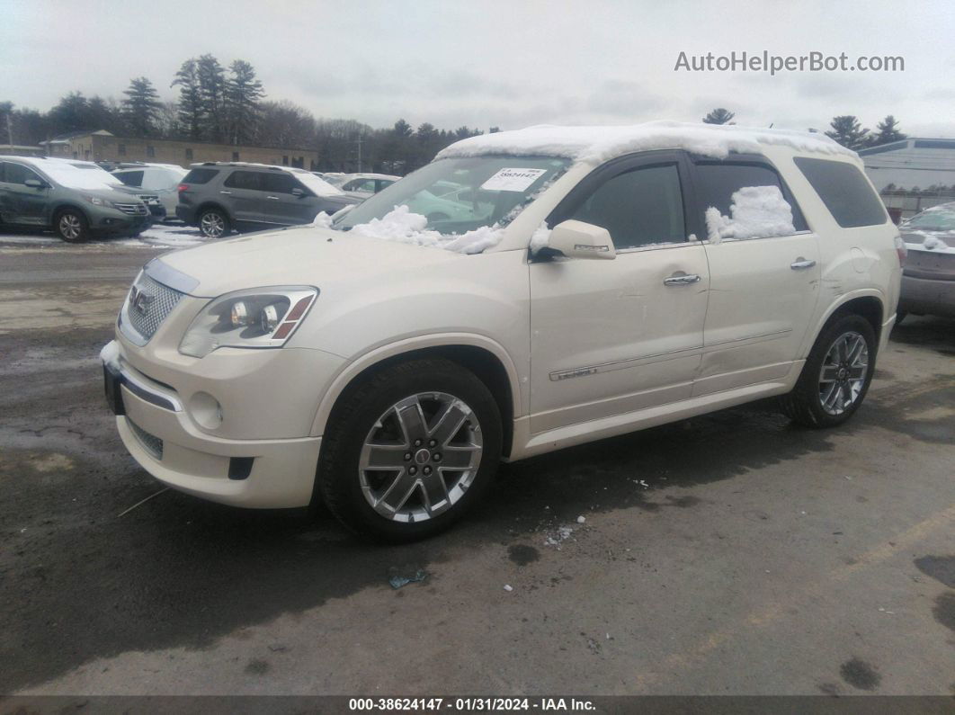 2012 Gmc Acadia Denali Белый vin: 1GKKVTEDXCJ297322