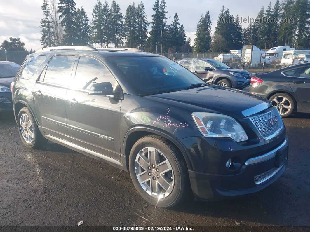 2012 Gmc Acadia Denali Black vin: 1GKKVTEDXCJ300879