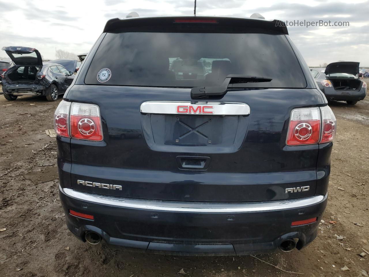 2012 Gmc Acadia Denali Blue vin: 1GKKVTEDXCJ315589